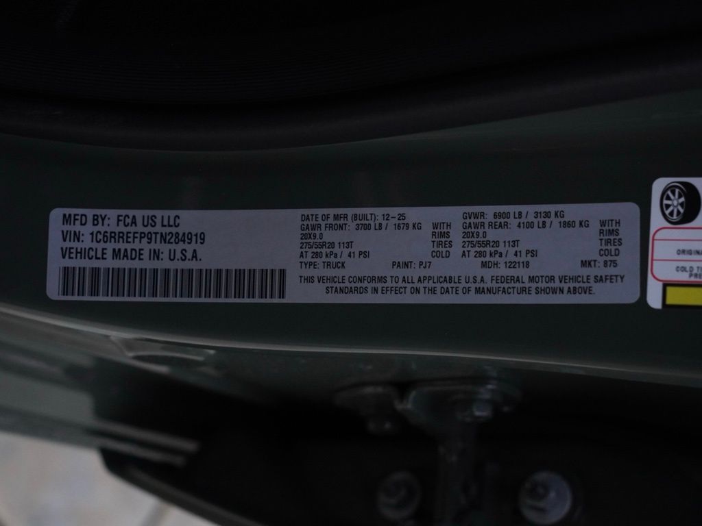 New 2026 Canyon Lake Exterior Paint RAM Big Horn/Lone Star image 26