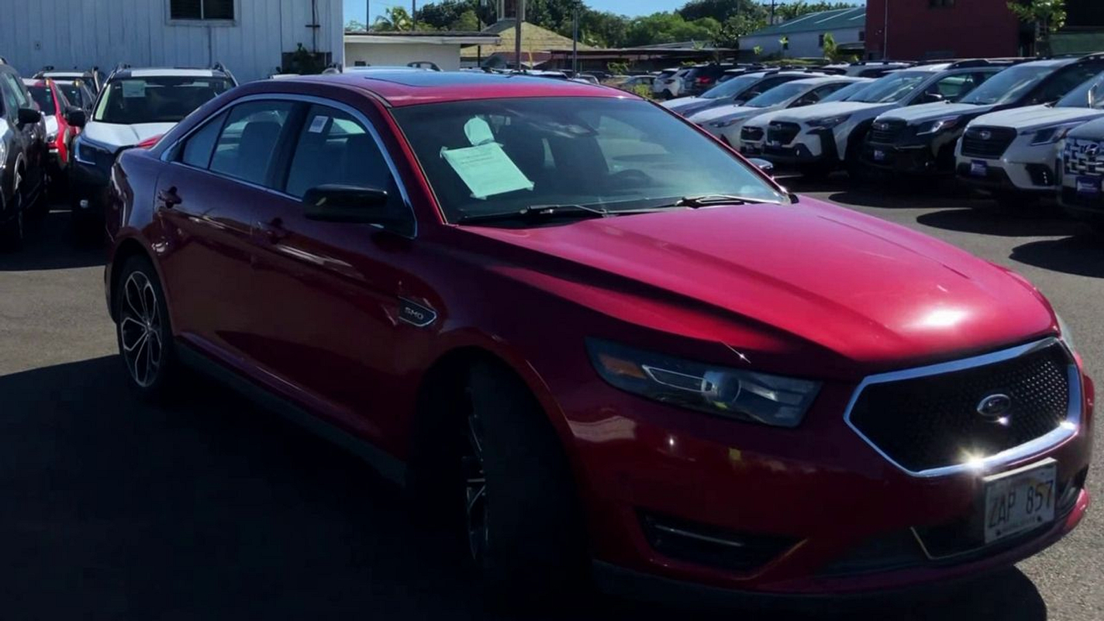 PreOwned 2013 Ford Taurus SHO 4dr Car in Hilo R431383A Big Island Motors