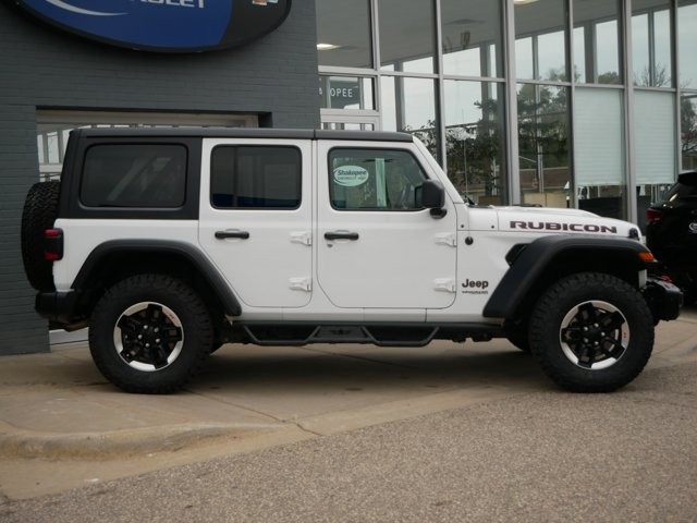 Used 2021 Jeep Wrangler Unlimited Rubicon with VIN 1C4HJXFN8MW624630 for sale in Shakopee, Minnesota