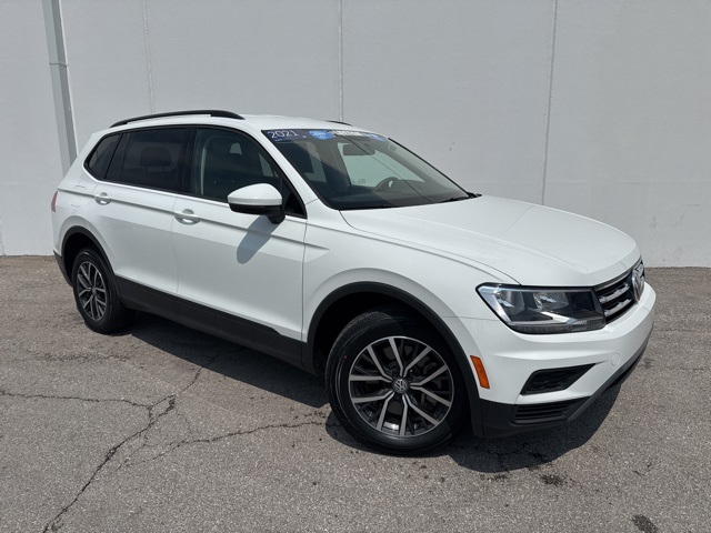 Certified 2021 Volkswagen Tiguan S with VIN 3VV1B7AXXMM085548 for sale in Kansas City