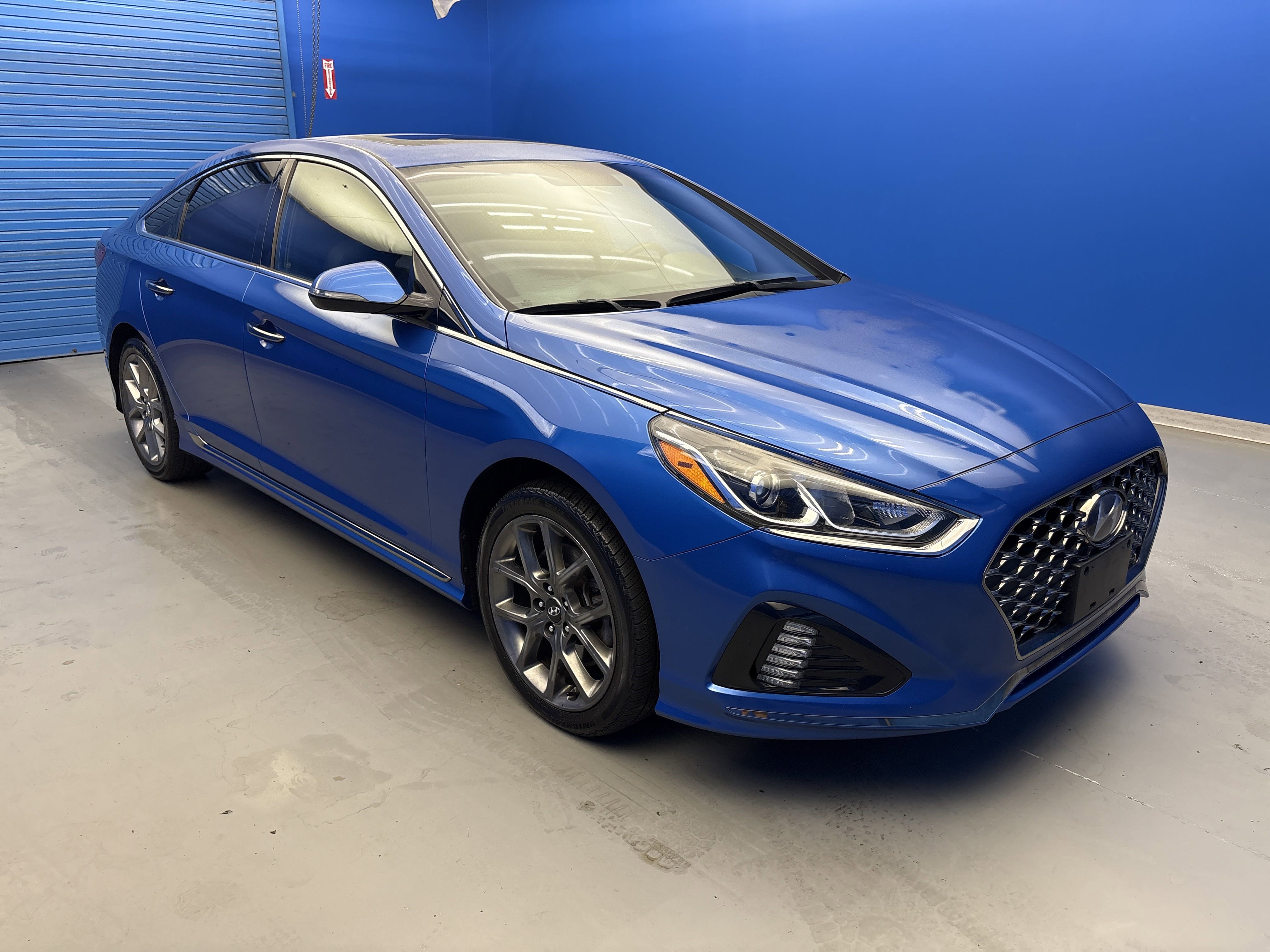 Used 2018 Hyundai Sonata Sport with VIN 5NPE34AB1JH611017 for sale in Jeffersontown, KY
