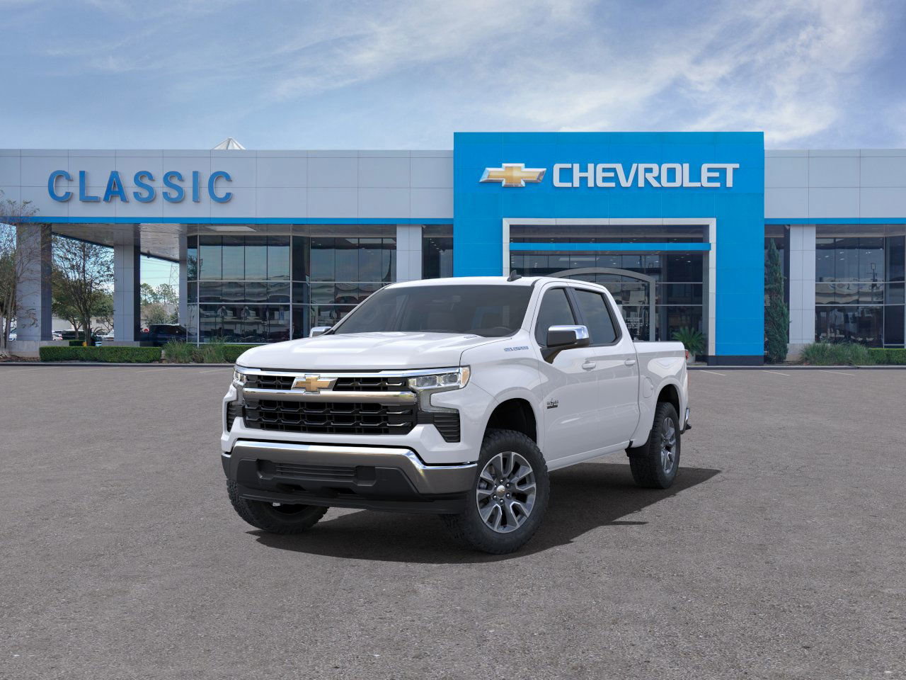 2025 Chevrolet Silverado 1500 LT White at Classic Elite Chevrolet Hwy 6