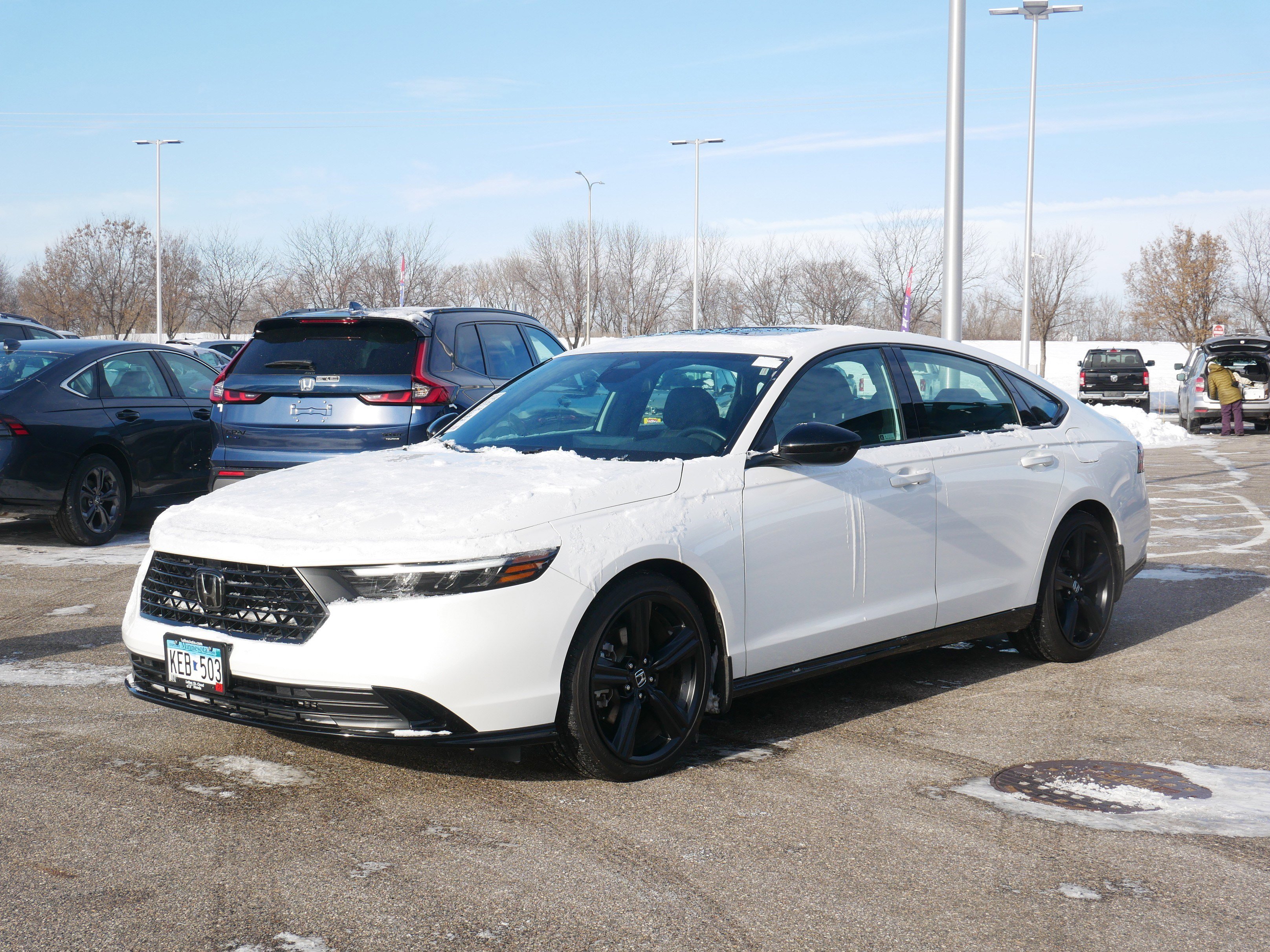 Certified 2024 Honda Accord Hybrid Sport-L with VIN 1HGCY2F77RA096398 for sale in Waite Park, Minnesota