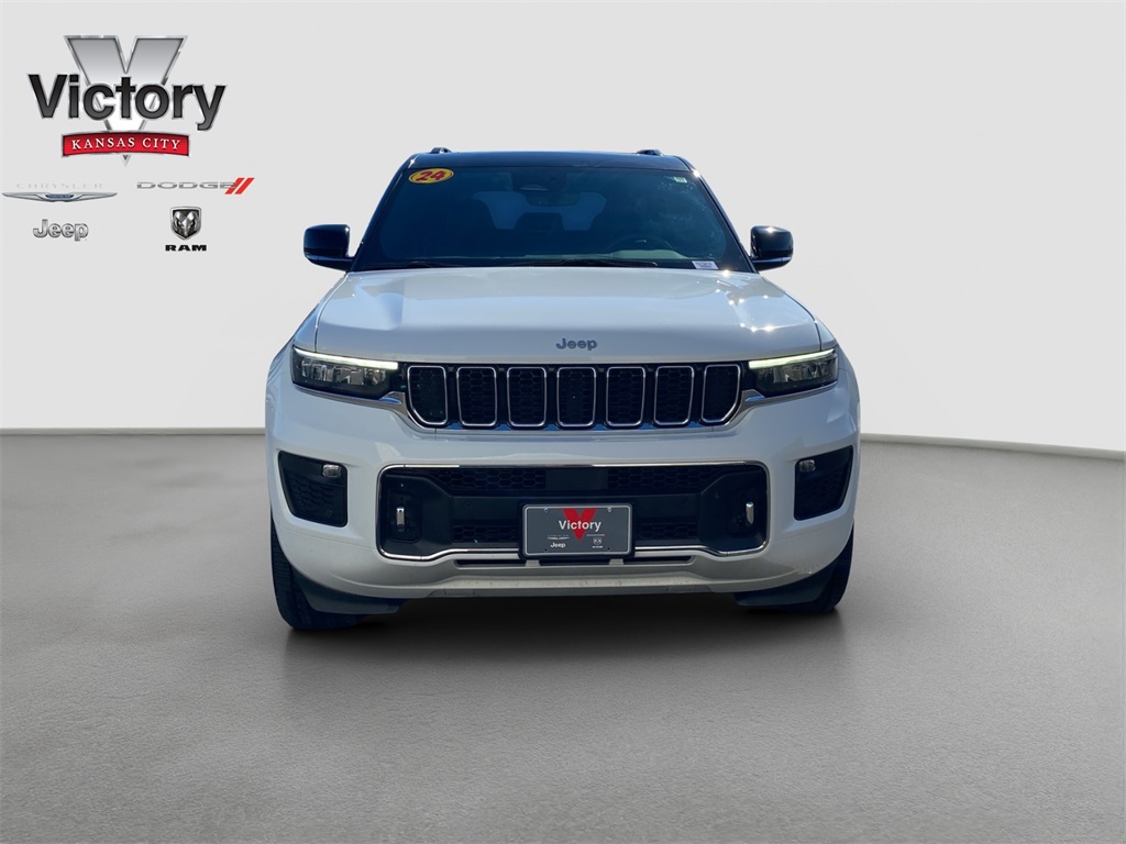 Used 2024 Jeep Grand Cherokee Overland with VIN 1C4RJHDG9R8613419 for sale in Kansas City
