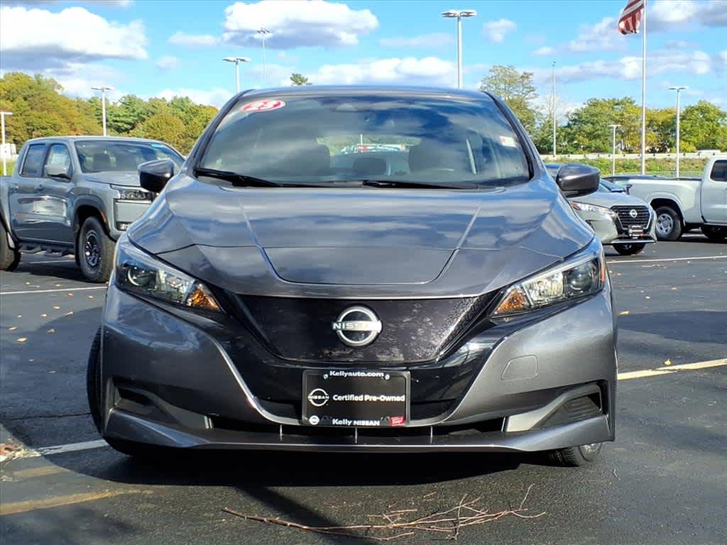 Certified 2023 Nissan Leaf S with VIN 1N4AZ1BV9PC561501 for sale in Woburn, MA