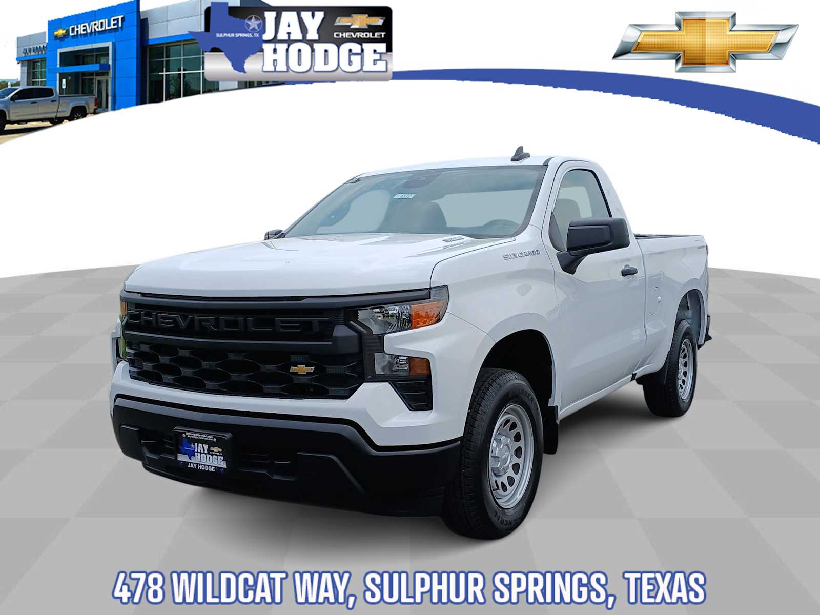 New 2025 Chevrolet Silverado 1500 WT Regular Cab in Sulphur