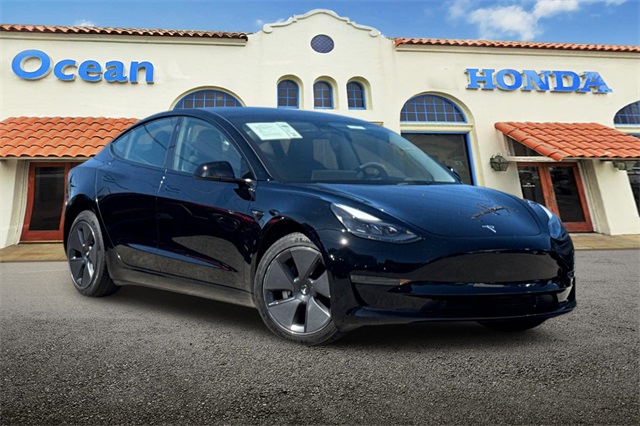 Used 2023 Tesla Model 3 Base with VIN 5YJ3E1EA5PF421990 for sale in Burlingame, CA