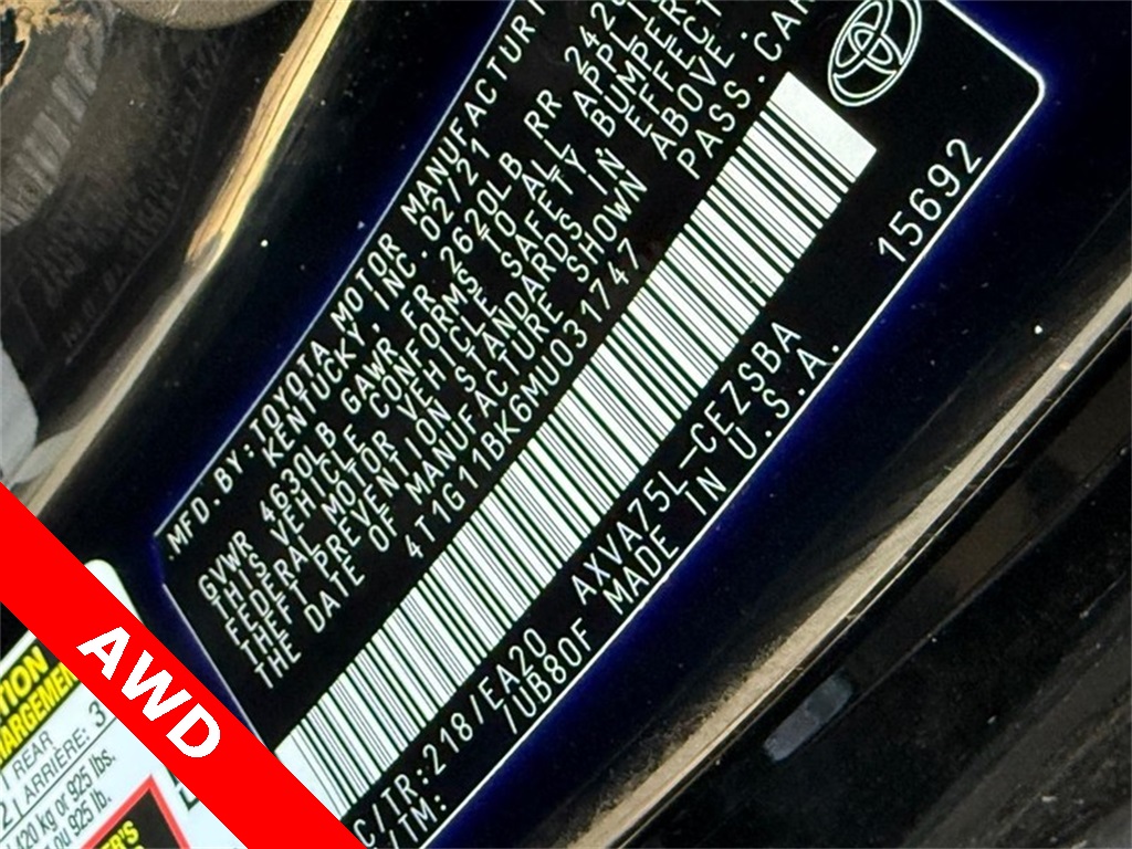2021 Toyota Camry SE photo 24