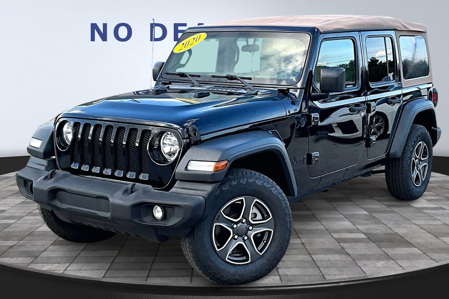 2020 Jeep Wrangler Unlimited Black and Tan