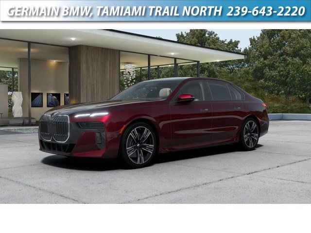 New 2025 Red Metallic BMW 760i xDrive image 1