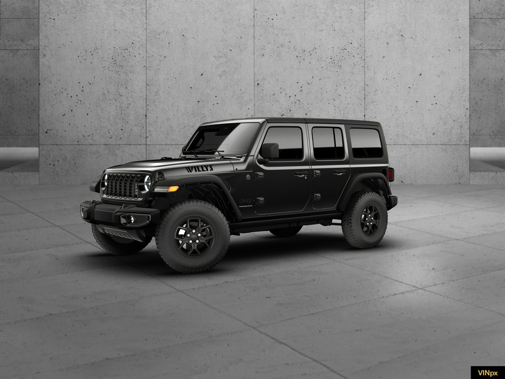 New 2026 Black Clear-Coat Exterior Paint Jeep Willys image 1