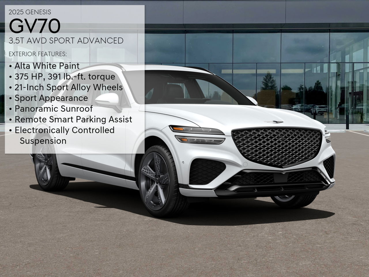 2025 Genesis GV70 3.5T Sport photo 3