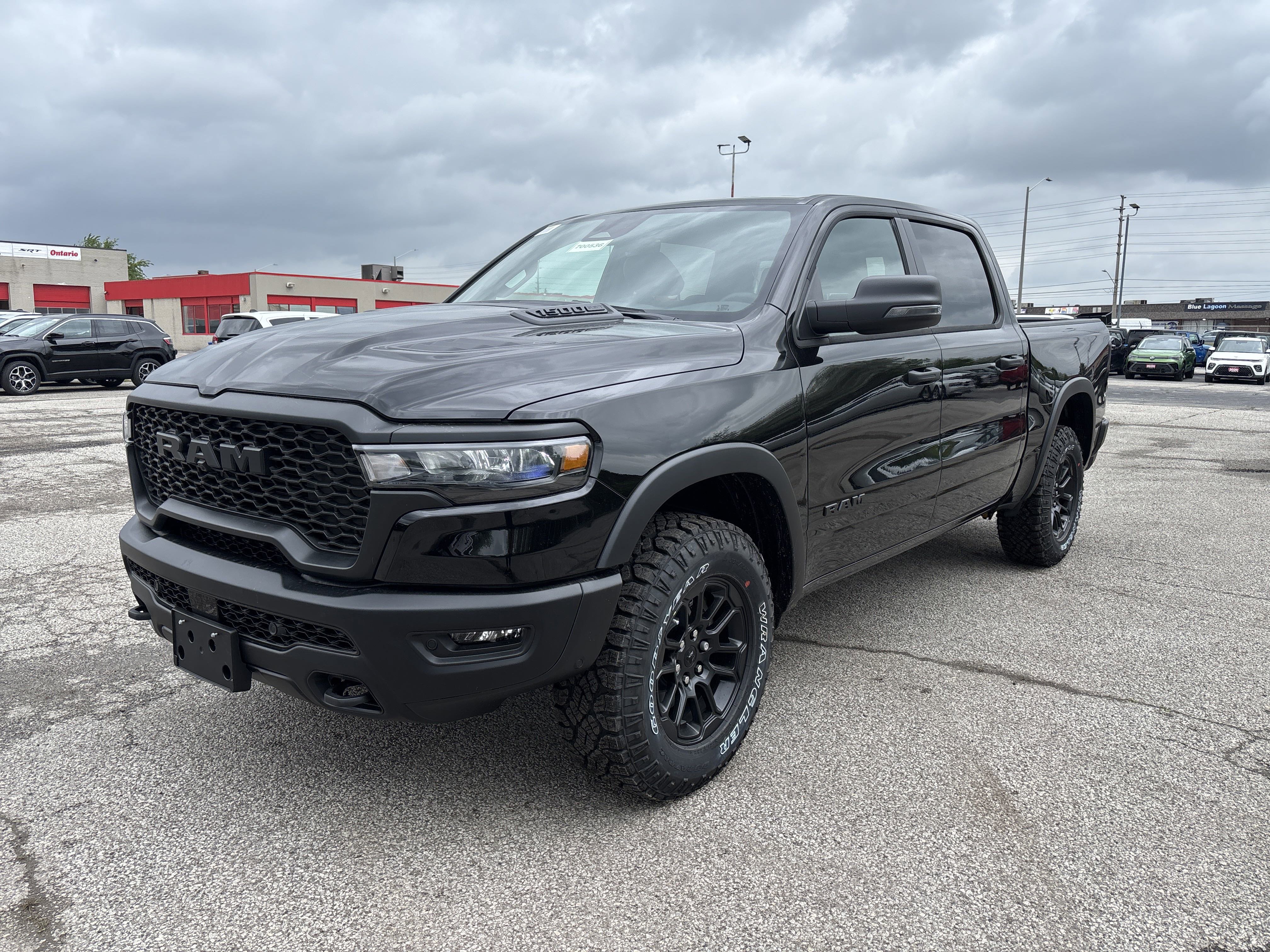 New 2025 Diamond Black Crystal Pearlcoat Ram Rebel image 1