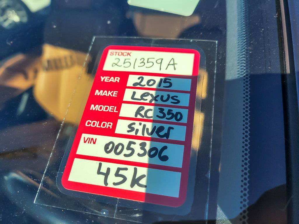 2015 LEXUS RC - Image 28