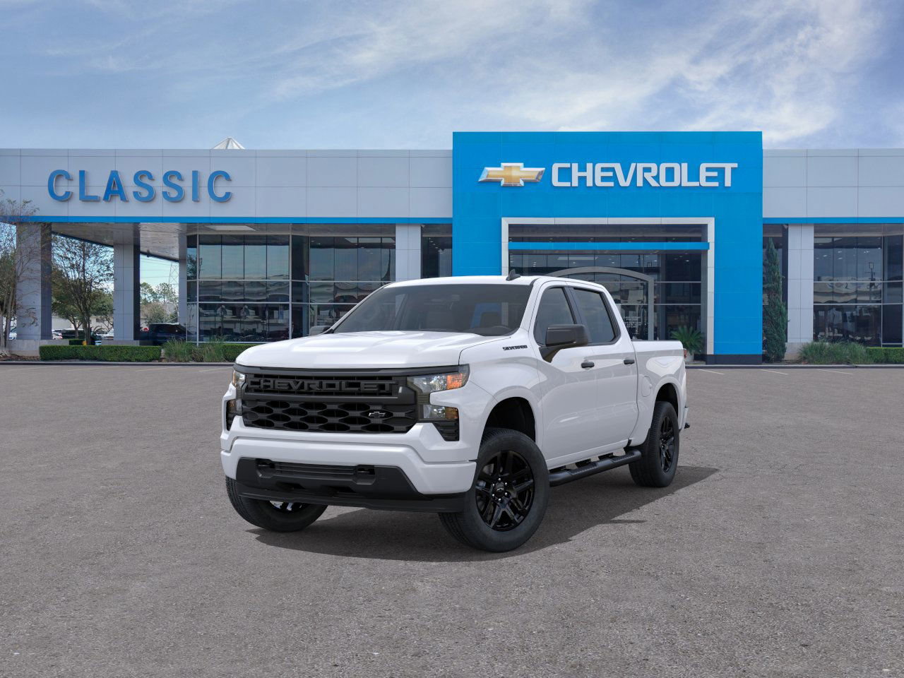 2024 Chevrolet Silverado 1500 Custom White at Turner Chevrolet