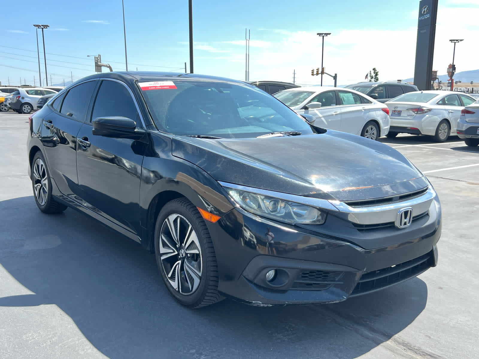 Used 2017 Honda Civic EX-L with VIN 2HGFC1F78HH650618 for sale in Lindon, UT