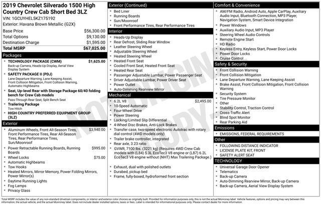 2019 Chevrolet Silverado 1500 High Country's photo