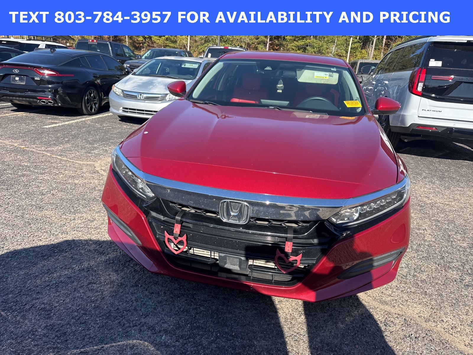 Used 2018 Honda Accord LX with VIN 1HGCV1F17JA119696 for sale in Graniteville, SC
