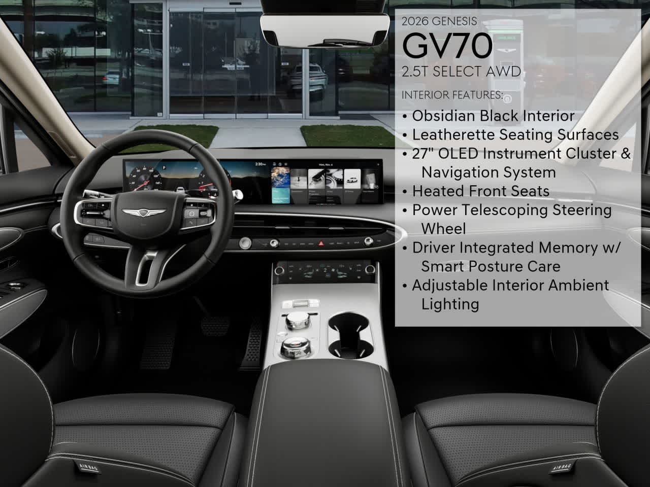2026 Genesis GV70 2.5T Select photo 15