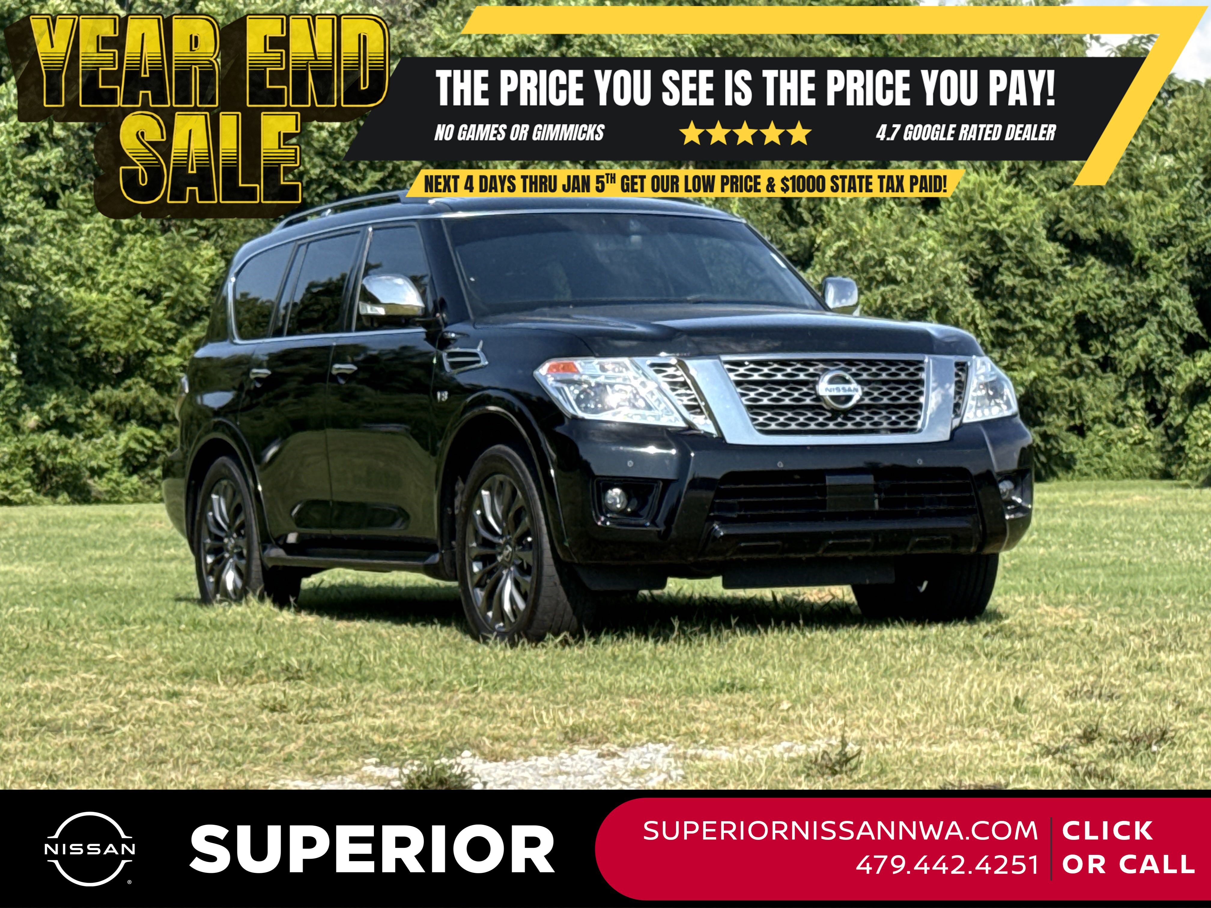 2020 Nissan Armada Platinum's photo