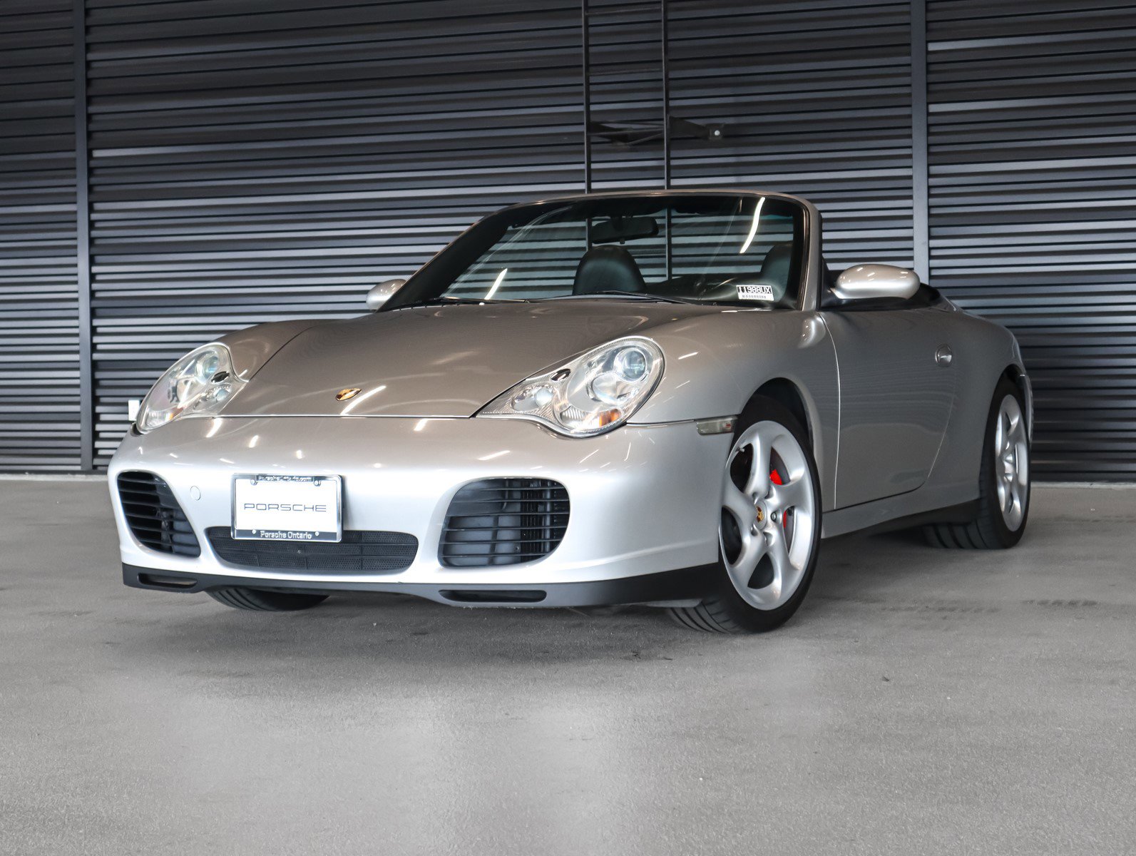 Used 2004 Arctic Silver Metallic Porsche Carrera 4S Cab w/6-speed manual image 1