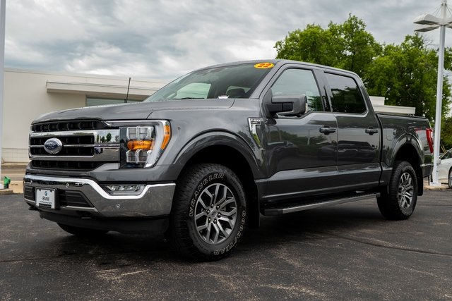 Used 2021 Gray Ford Lariat image 1