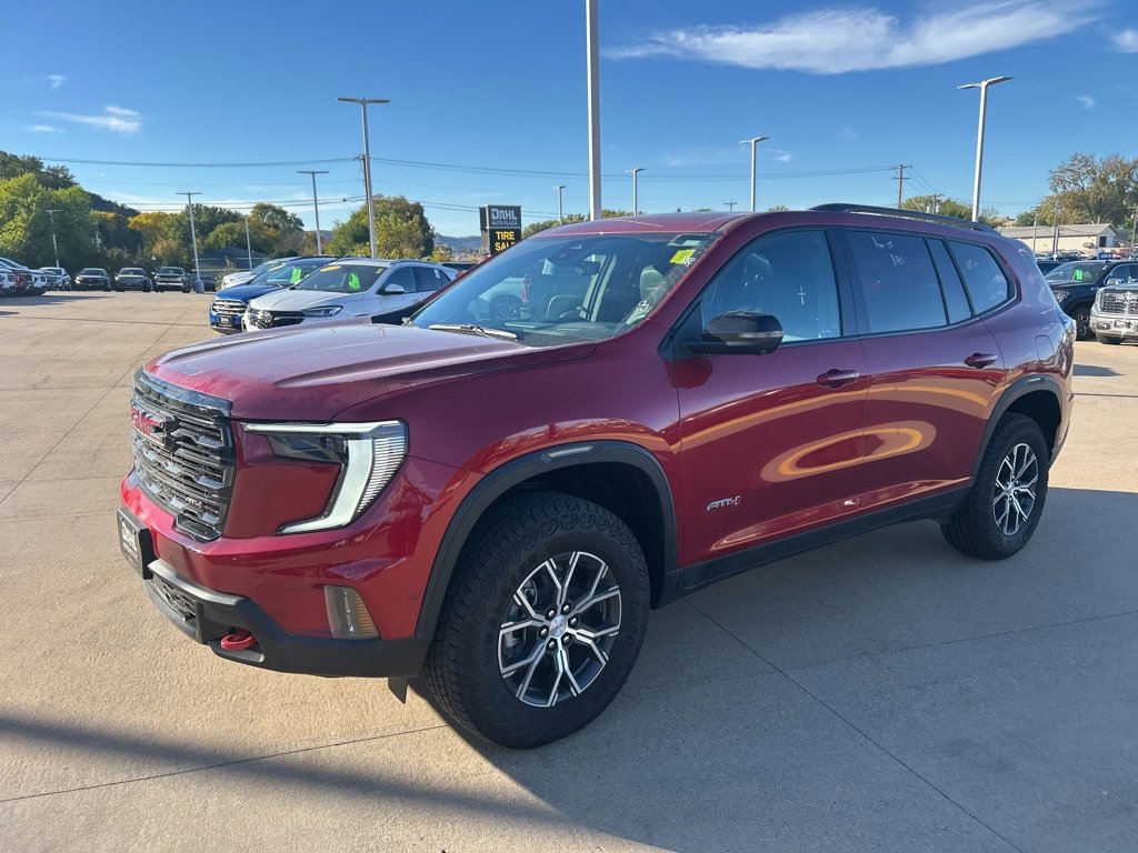 Used 2025 GMC Acadia AT4 with VIN 1GKENPRS8SJ122935 for sale in Winona, Minnesota