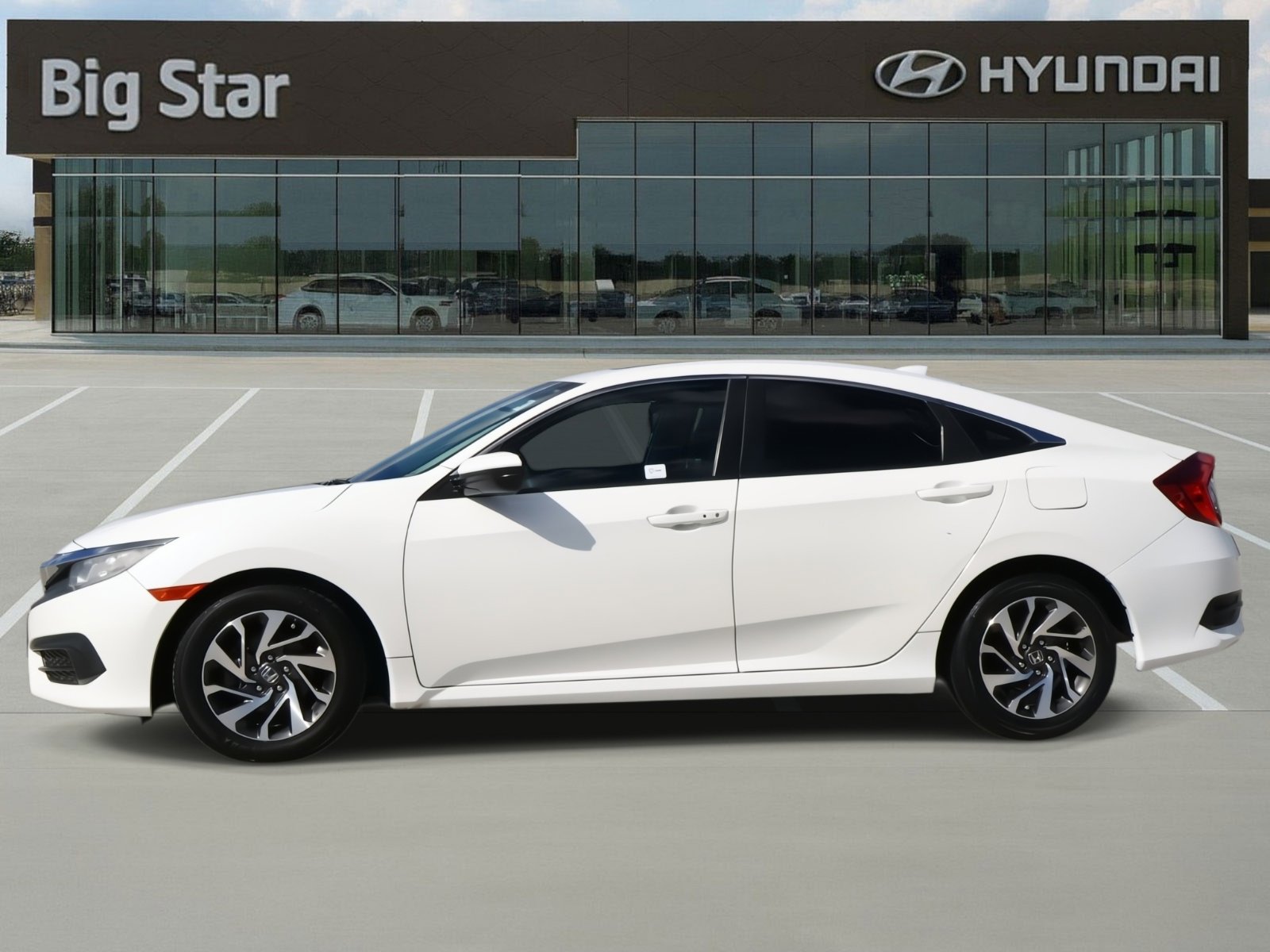 Used 2017 Honda Civic EX with VIN 19XFC2F76HE020788 for sale in Friendswood, TX
