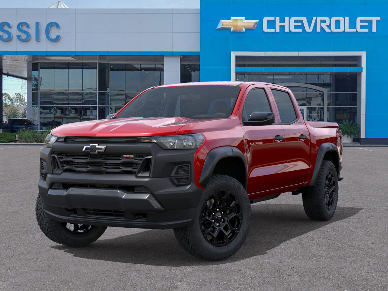 2026 Chevrolet Colorado Trail Boss Red at Classic Elite Chevrolet Sugar Land