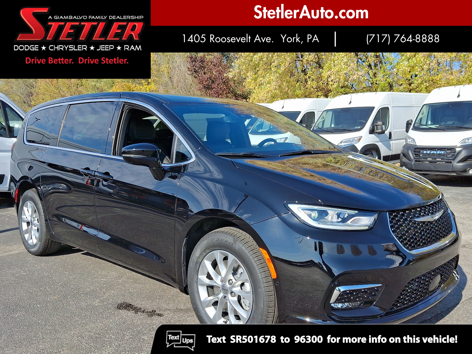 New 2025 Chrysler Pacifica Select Passenger Van in York #743043 