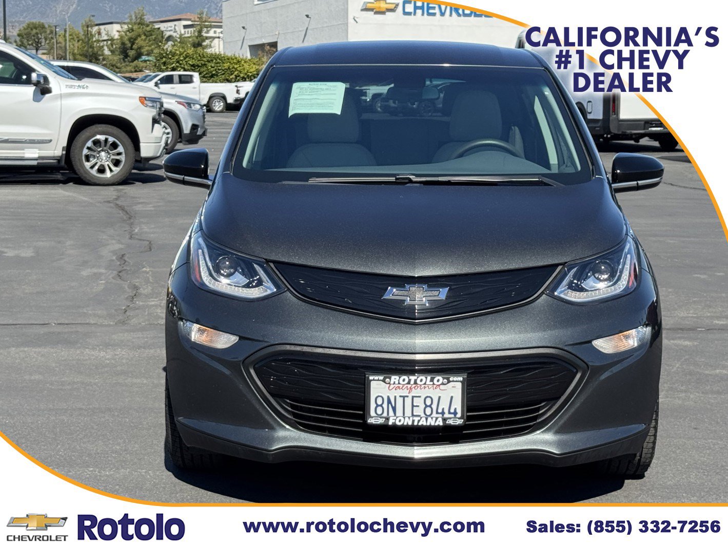 Used 2020 Chevrolet Bolt EV LT with VIN 1G1FY6S07L4106955 for sale in Fontana, CA