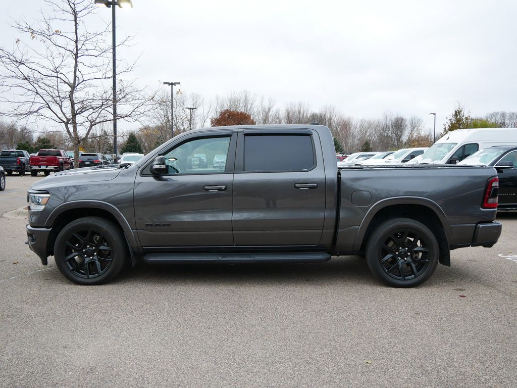 Used 2021 RAM Ram 1500 Pickup Laramie with VIN 1C6SRFJTXMN621854 for sale in Coon Rapids, Minnesota