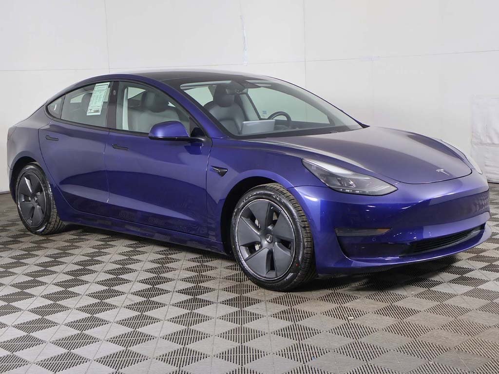 Used 2021 Tesla Model 3 Base with VIN 5YJ3E1EA0MF022528 for sale in Bedford, OH