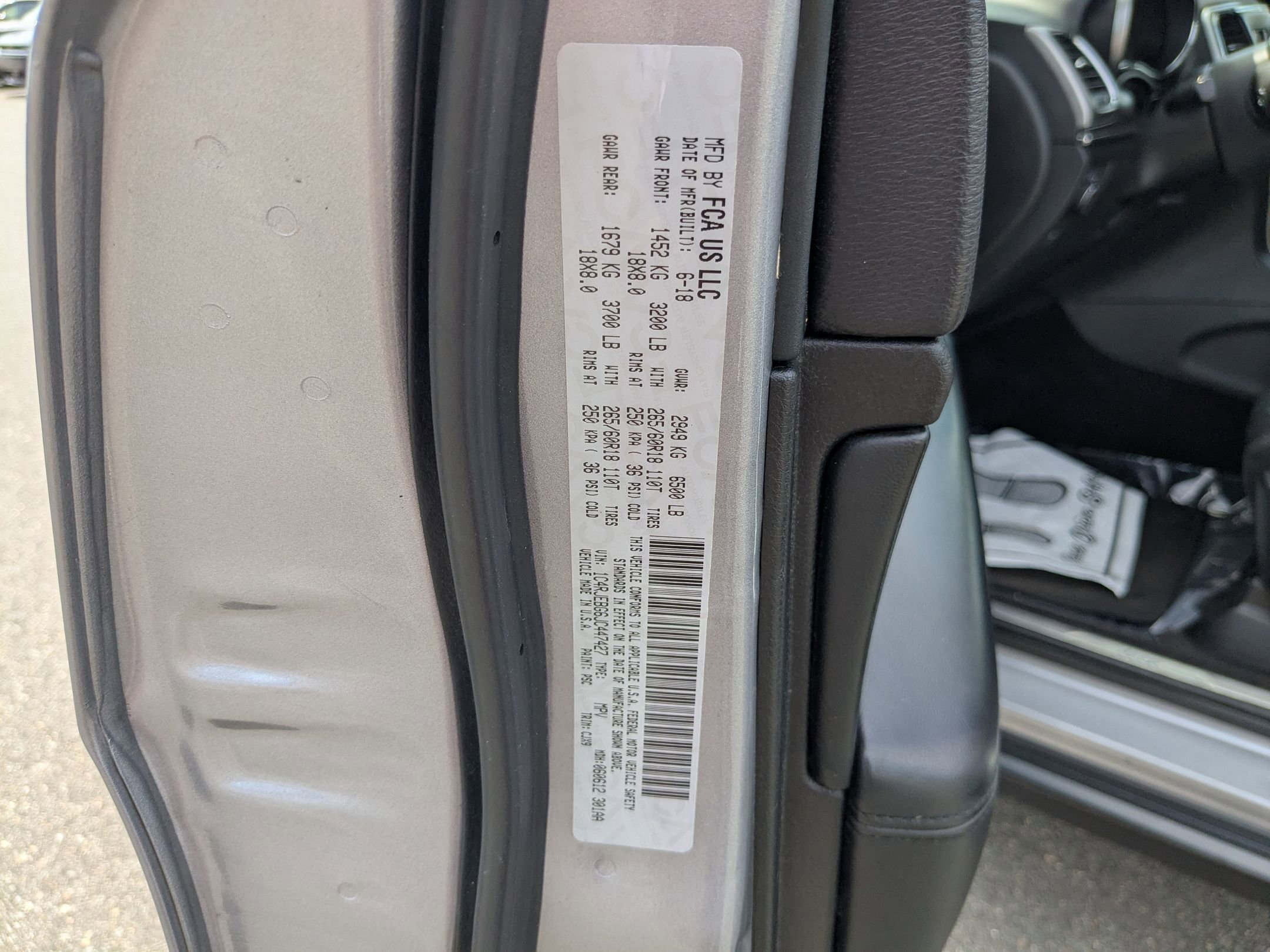2018 Jeep Grand Cherokee Limited photo 41