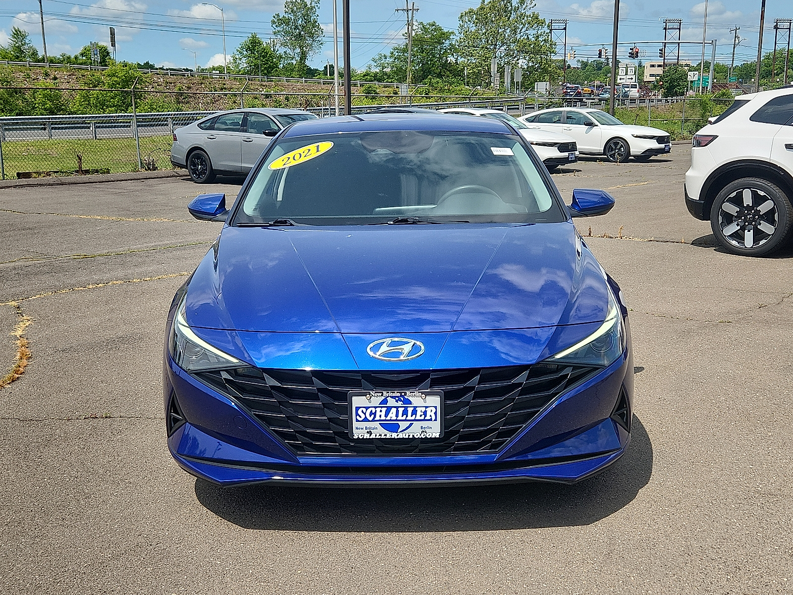 Used 2021 Hyundai Elantra SEL with VIN KMHLM4AGXMU068868 for sale in New Britain, CT