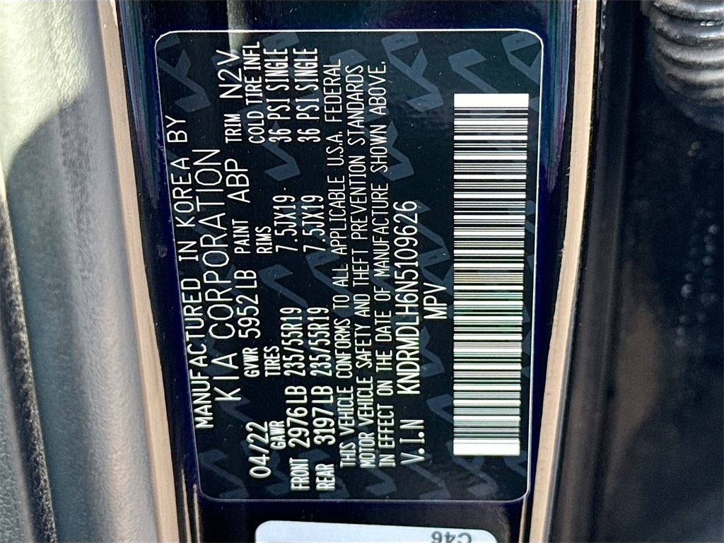 2022 Kia Sorento Plug-In Hybrid SX Prestige photo 22