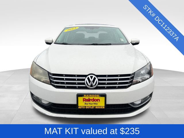 Used 2013 Volkswagen Passat SEL with VIN 1VWCN7A3XDC112337 for sale in Burien, WA