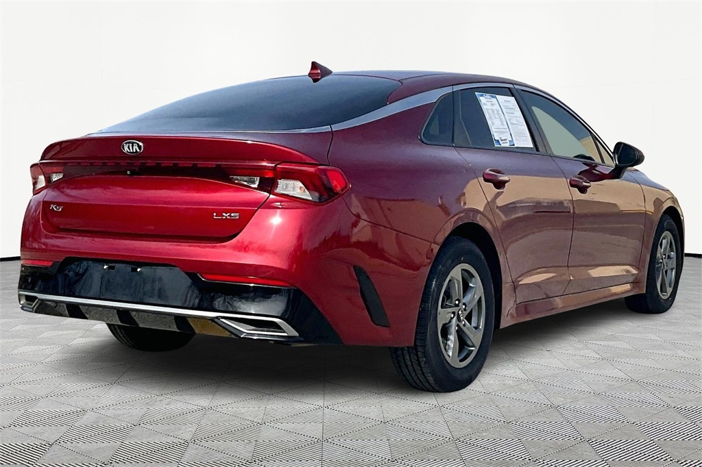 Used 2021 Kia K5 LXS with VIN 5XXG14J2XMG080690 for sale in Kansas City