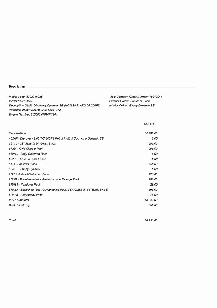 2025 LAND ROVER DISCOVERY - Image 4