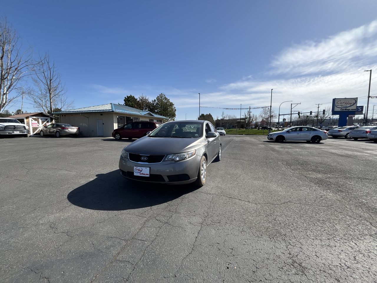 Used 2010 Gray Kia EX Sedan 4D image 1