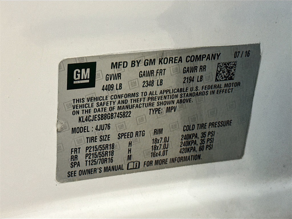 2016 Buick Encore Base photo 31