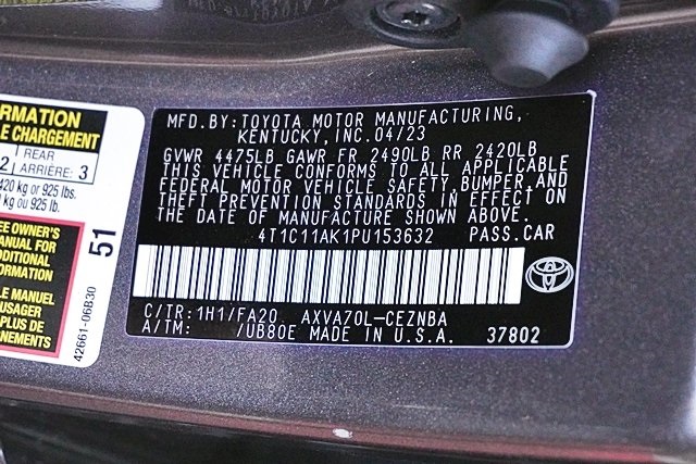 Used 2023 Gray Toyota LE image 32