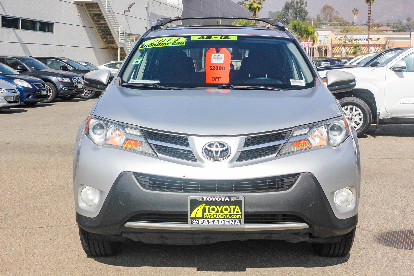 Used 2014 Toyota RAV4 XLE with VIN JTMWFREVXEJ012692 for sale in Pasadena, CA