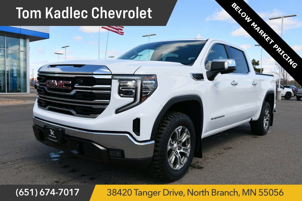 Used 2023 GMC Sierra 1500 SLT with VIN 3GTUUDED5PG108287 for sale in North Branch, Minnesota