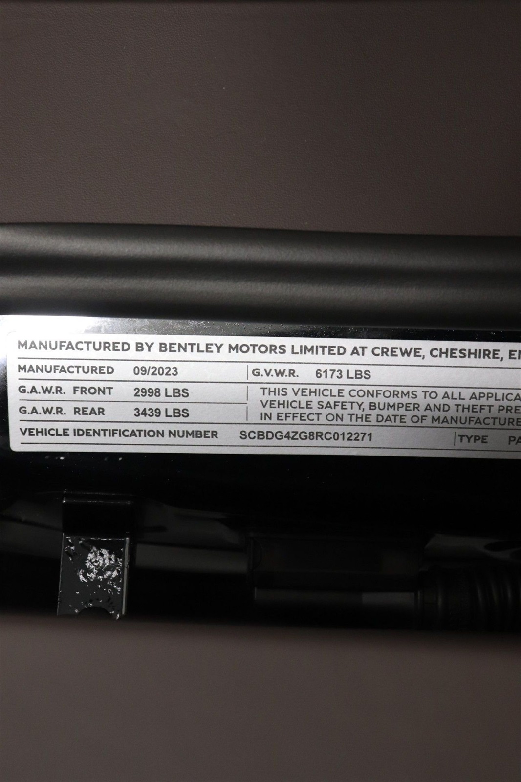 Used 2024 Black Crystal Bentley V8 image 31