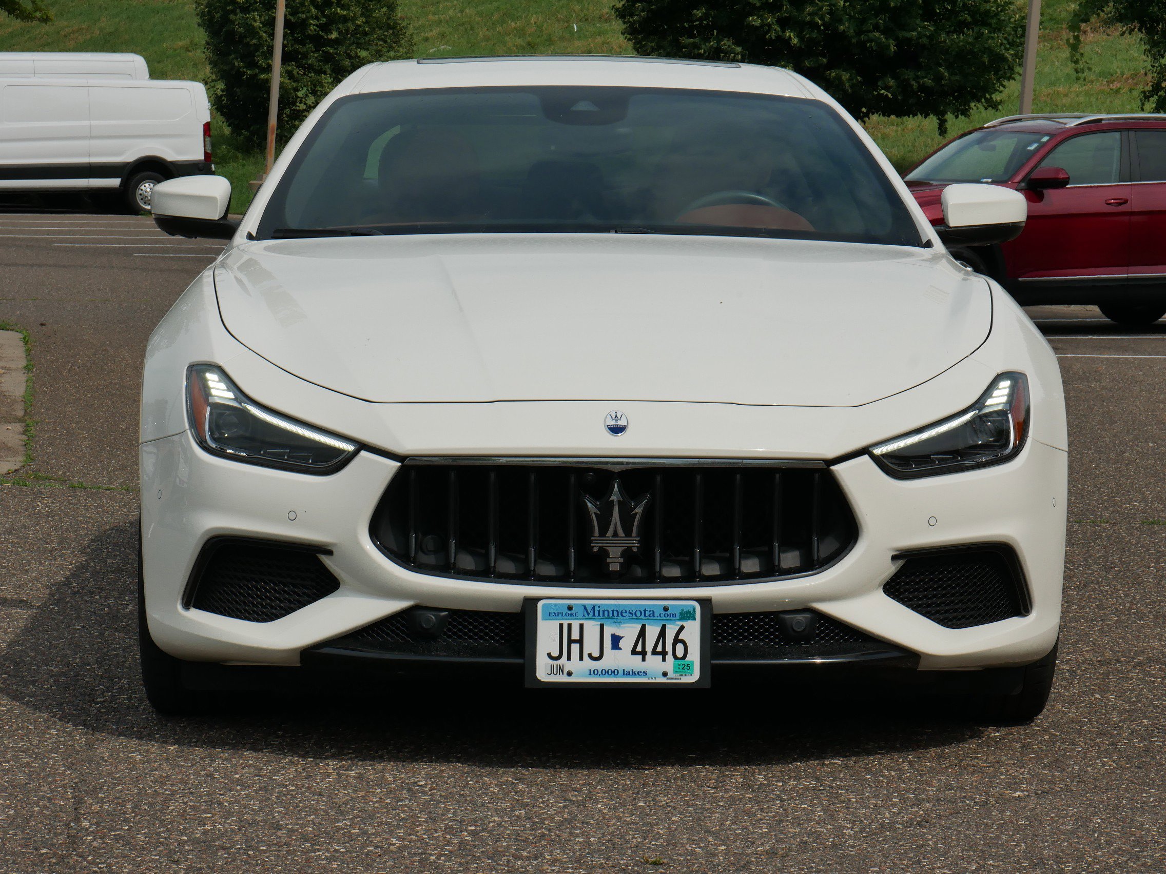Used 2022 Maserati Ghibli Modena with VIN ZAM57YTM5NX396628 for sale in Eden Prairie, Minnesota
