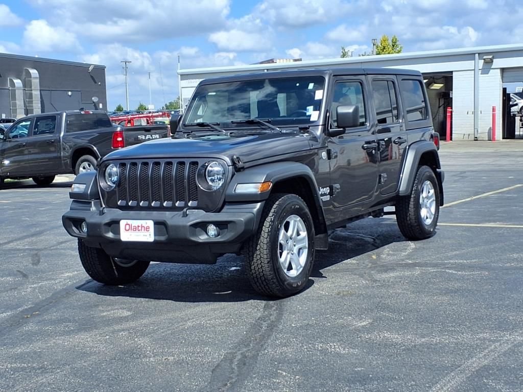 Used 2021 Jeep Wrangler Unlimited Sport S with VIN 1C4HJXDG7MW511286 for sale in Kansas City