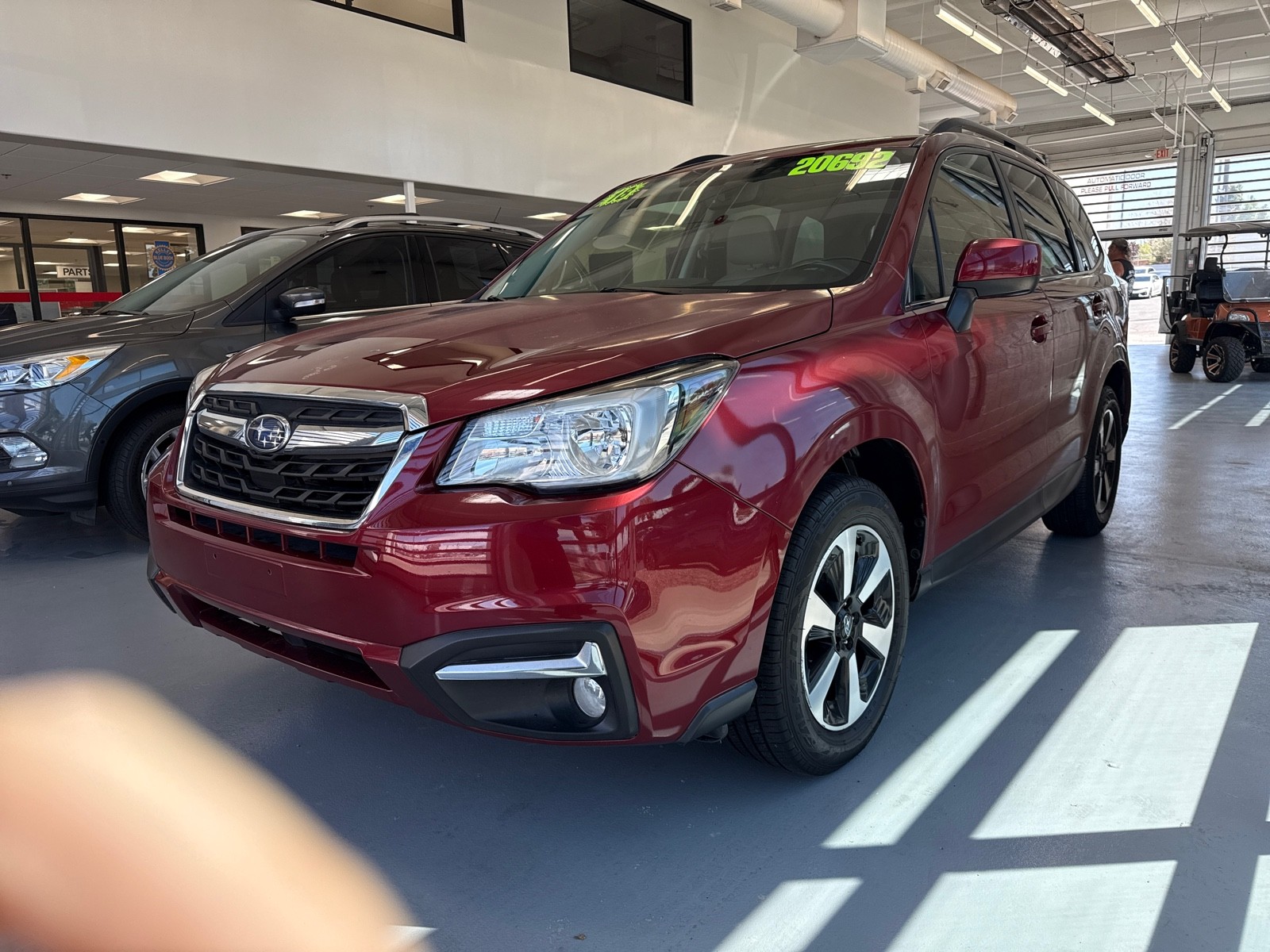Used 2018 RED Subaru Limited image 1
