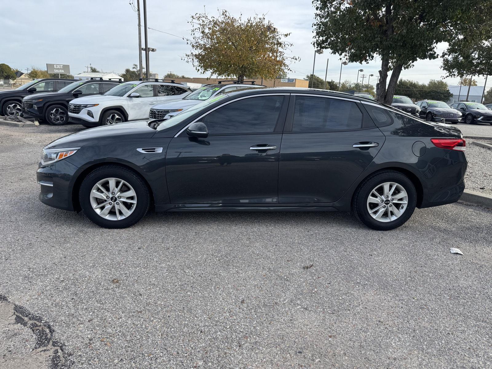 Used 2016 Kia Optima LX with VIN 5XXGT4L35GG017890 for sale in Dodge City, KS