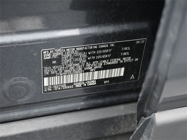 2020 Toyota RAV4 XLE photo 14